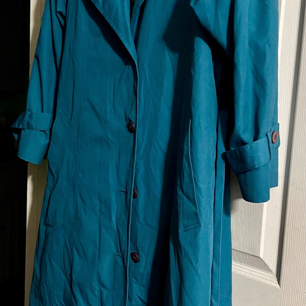 Teal Trenchcoat